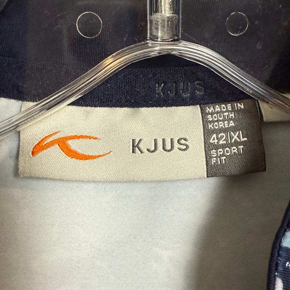 Kjus Sunshine Printed HZ Performance Shirt Size XL Sport Fit Golf Pickleball - Picture 4 of 16